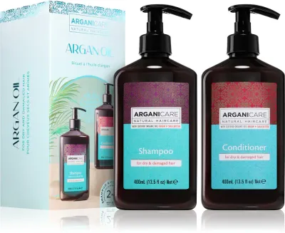 Набор для ухода за волосами Arganicare Argan Oil Set шампунь и кондиционер, для сухих и повреждённых волос, 1 шт