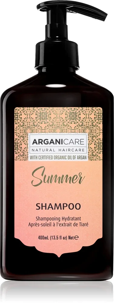 Шампунь для волос Arganicare Summer Shampoo для волос после солнца, для всех типов волос, 400 мл