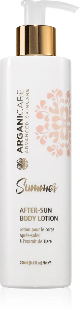 Молочко для тела Arganicare Summer After-Sun Body Lotion после загара, успокаивающее, для всех типов кожи, 250 мл