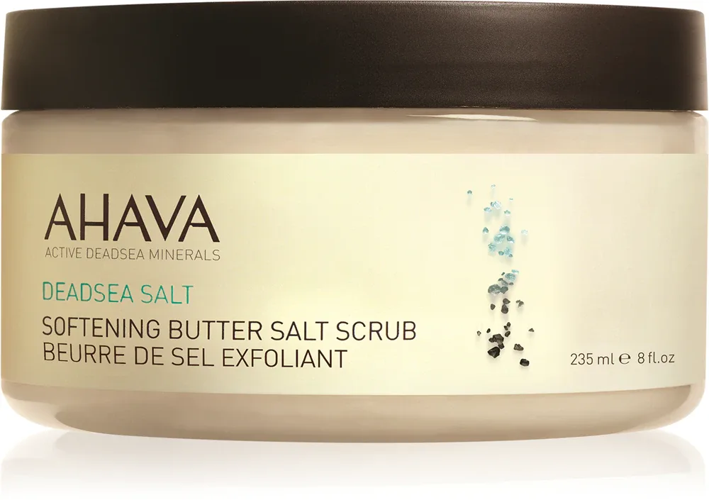 Масло-скраб для тела AHAVA Dead Sea Salt с солью Мёртвого моря, отшелушивающий, 220 г