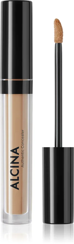 Консилер для лица Alcina Authentic Concealer кремовый, высокопигментированный, 28,5 мл, оттенок Medium