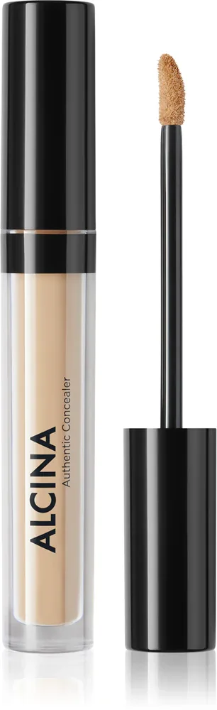 Консилер для лица Alcina Authentic Concealer кремовый, высокопигментированный, 28,5 мл, оттенок Light