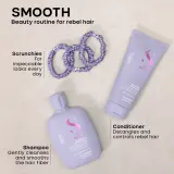 Набор для волос Alfaparf Milano Semi di Lino Smooth Duo Kit шампунь и кондиционер, разглаживающий, 2 предмета, 3 шт — фото 3