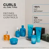 Молочко для волос Alfaparf Milano Semi Di Lino Curls Enhancing Milk несмываемое, для кудрявых и волнистых волос, 200 мл — фото 6