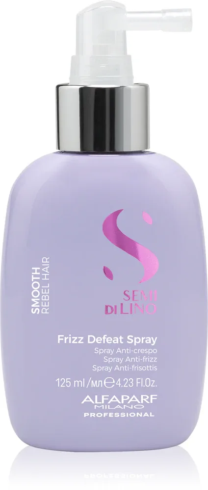 Спрей для волос Alfaparf Milano Semi di Lino Smooth Frizz Defeat Spray несмываемый, разглаживающий, 125 мл