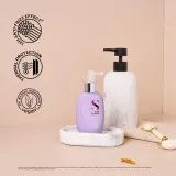 Спрей для волос Alfaparf Milano Semi di Lino Smooth Frizz Defeat Spray несмываемый, разглаживающий, 125 мл — фото 4