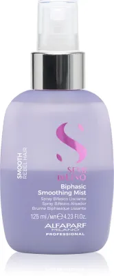 Двухфазный спрей для волос Alfaparf Milano Semi di Lino Smooth Biphasic Smoothing Mist несмываемый, разглаживающий, 125 мл