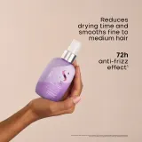 Двухфазный спрей для волос Alfaparf Milano Semi di Lino Smooth Biphasic Smoothing Mist несмываемый, разглаживающий, 125 мл — фото 3