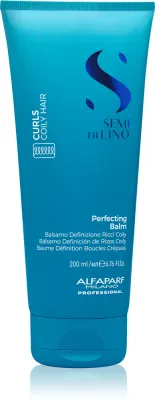 Бальзам для волос Alfaparf Milano Semi Di Lino Curls Perfecting Balm несмываемый, для кудрявых и волнистых волос, 200 мл