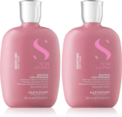 Набор шампуней Alfaparf Milano Semi di Lino Moisture Duo Kit для сухих волос, увлажняющий, 2 предмета, 2 шт
