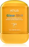Стик солнцезащитный для лица Anua Invisible Glow Finish Sunscreen Stick увлажняющий, со скваланом и витамином E, 18 г SPF 50 — фото 1