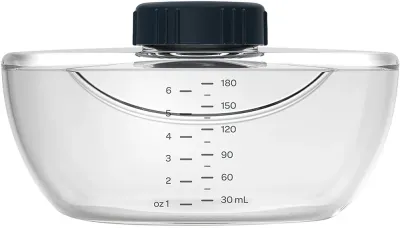 Контейнер для грудного молока Beaba Breast Milk Collection and Storage Bottle для холодильника и морозильной камеры, 180 мл Hands-Free Breast Pump