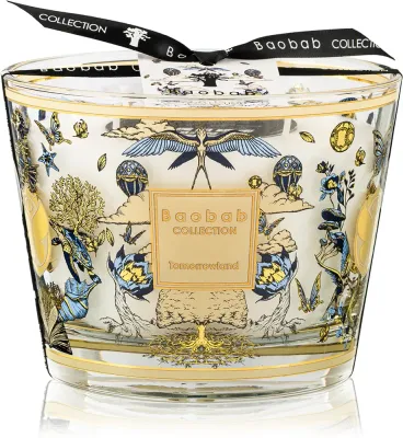 Свеча ароматическая Baobab Collection My First Baobab Tomorrowland зелёная, с четырьмя фитилями