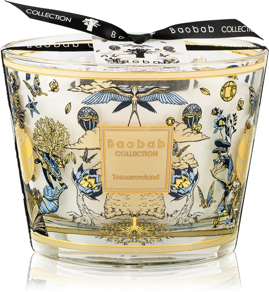 Свеча ароматическая Baobab Collection My First Baobab Tomorrowland зелёная, с четырьмя фитилями