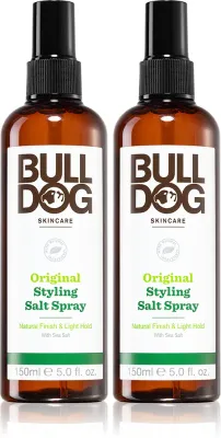 Набор для укладки волос Bulldog Original солевой спрей 2 шт. по 150 мл