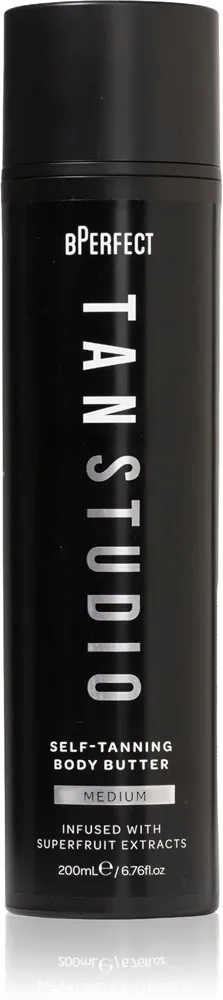 Баттер-автозагар для тела BPerfect Tan Studio Tanning Butter с маслом ши, 200 мл