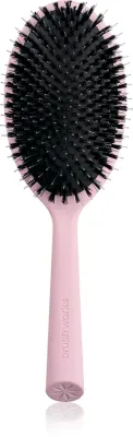 Щётка для волос Brushworks Smoothing Mixed Bristle Brush плоская, разглаживающая, с нейлоновой щетиной, 1 шт