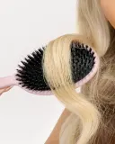 Щётка для волос Brushworks Smoothing Mixed Bristle Brush плоская, разглаживающая, с нейлоновой щетиной, 1 шт — фото 4