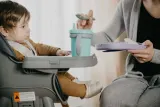 BBLÜV Sët - Набор детской посуды BBLUV Set силиконовый, подарочный, фиолетовый, 3 шт, 3 шт — фото 2