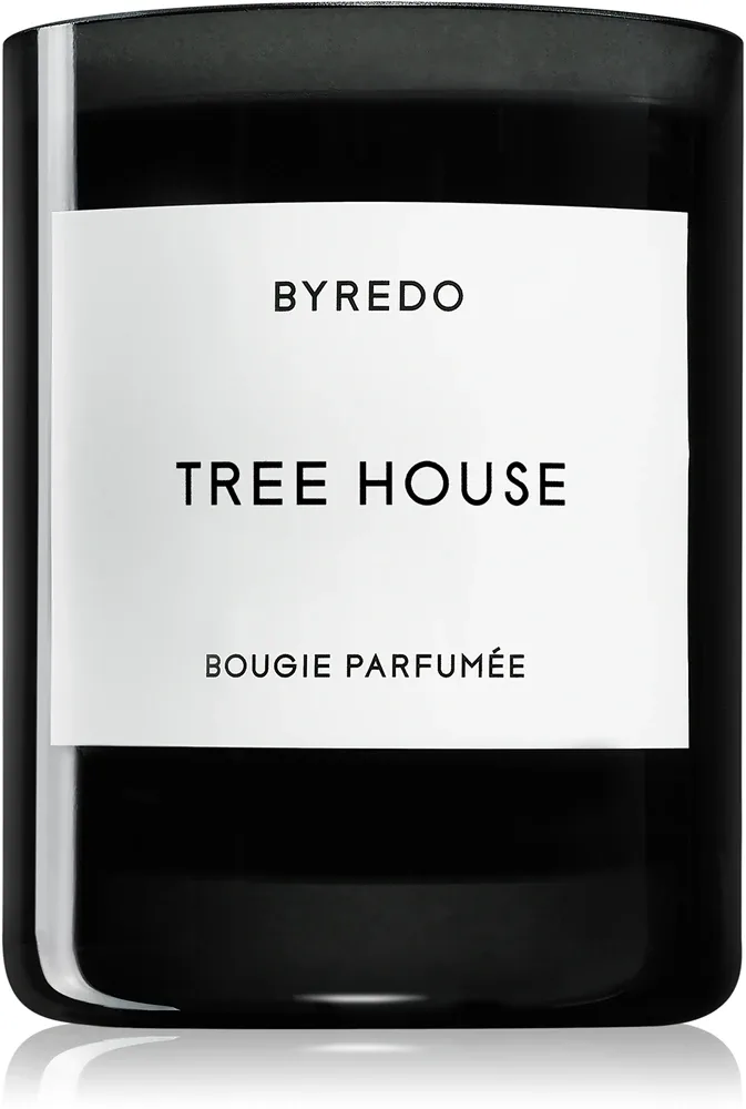 Свеча ароматическая BYREDO Tree House с древесным ароматом, 240 г