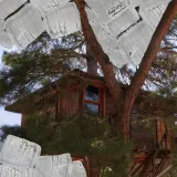 Свеча ароматическая BYREDO Tree House с древесным ароматом, 240 г — фото 2