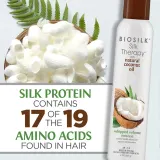 Мусс для волос CHI BioSilk Silk Therapy with Coconut Oil Whipped Volume Mousse с кокосовым маслом, средней фиксации, 227 г Z olejkiem kokosowym. — фото 3