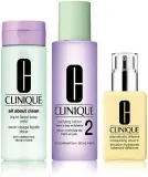 Набор косметики для лица Clinique 3 Steps Skincare Systeme Dry Skin Types, для сухой и комбинированной кожи, подарочный — фото 2