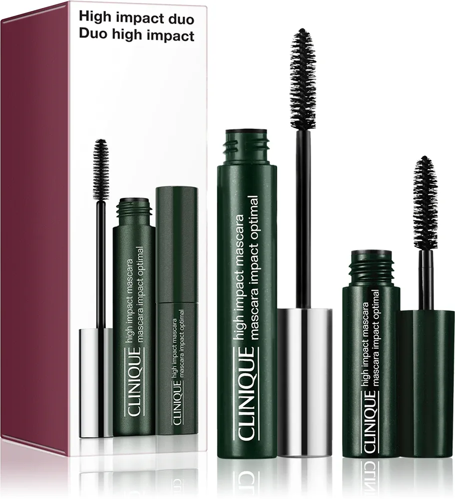 Набор тушей для ресниц Clinique Mini Kit High Impact Duo, для объёма, подарочный