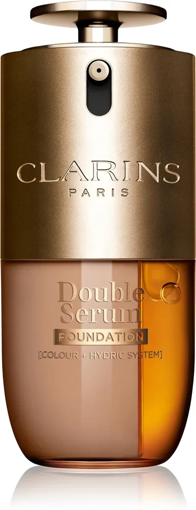 Тональное средство для лица Clarins Double Serum Foundation с регулируемым покрытием, сатиновый финиш, 30 мл, оттенок M2W