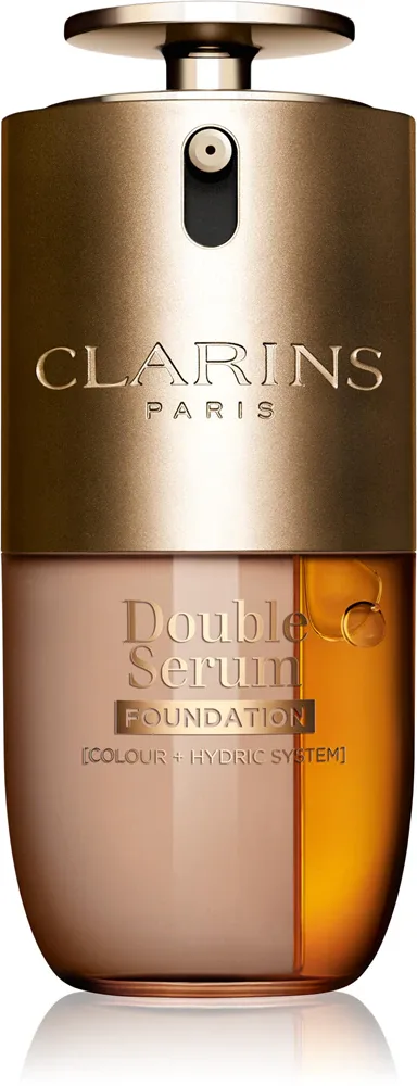 Тональное средство для лица Clarins Double Serum Foundation с регулируемым покрытием, сатиновый финиш, 30 мл, оттенок L4C