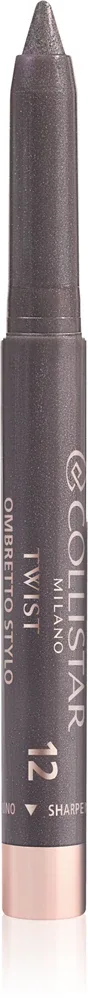 Тени для век Collistar Twist Stylo в карандаше, кремовые, водостойкие, 1,4 г, оттенок 12 - Smoky Gaze