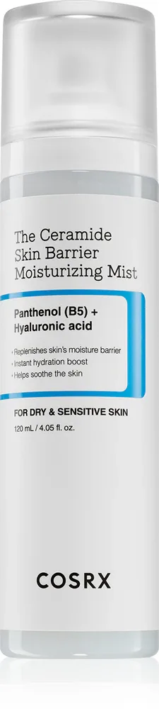 Мист для лица Cosrx The Ceramide Skin Barrier Moisturizing Mist увлажняющий, со скваланом, 120 мл