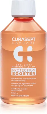 Ополаскиватель для полости рта Curasept Daycare Protection Booster Fruit Sensation с фтором, фруктовый, 500 мл