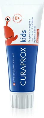 Зубная паста детская Curaprox Kids, со вкусом клубники, 60 мл Strawberry