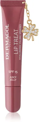 Блеск для губ Dermacol Lip Treat увлажняющий, с гиалуроновой кислотой, 10 мл