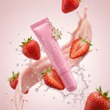 Блеск для губ Dermacol Lip Treat увлажняющий, с гиалуроновой кислотой, 10 мл, оттенок 14 Strawberry Milkshake — фото 2