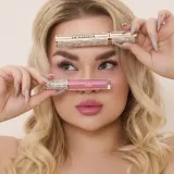 Блеск для губ Dermacol Diamond Edition Peptide Lip Glaze с пептидами, с высоким блеском, 2,5 мл, оттенок 03 Honey Blush — фото 4