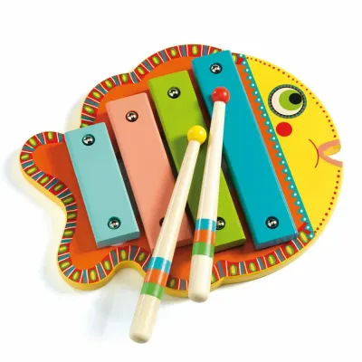 Игрушка интерактивная DJECO Xylophone Fish детская, 1 шт