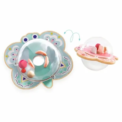 Погремушка DJECO Rattle Babywizi детская 18m+, 1 шт
