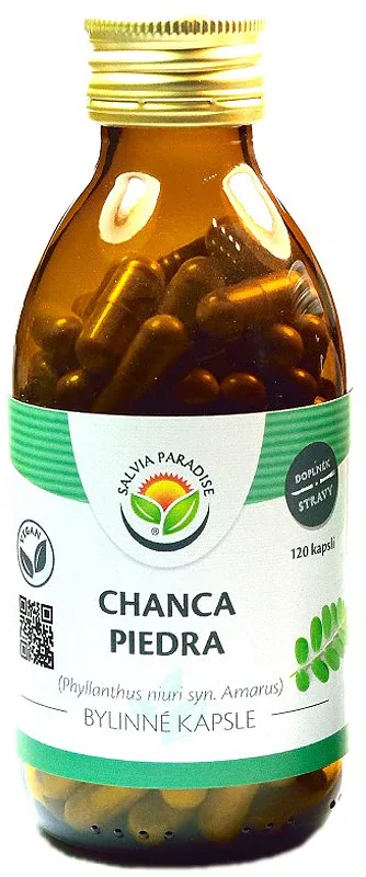 Капсулы травяные Salvia Paradise Chanca piedra bylinne kapsle биологически активная добавка, 120 капсул
