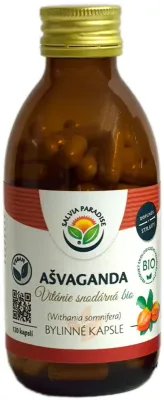 Капсулы растительные Salvia Paradise Ashwagandha биологически активная добавка, 120 капсул