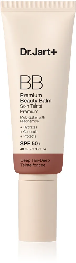BB крем для лица Dr. Jart+ Premium Beauty Balm с SPF, для любого типа кожи, 40 мл, оттенок 04 Deep Tan-Deep