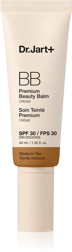BB крем для лица Dr. Jart+ Premium Beauty Balm с SPF, для любого типа кожи, 40 мл, оттенок 03 Medium-Tan