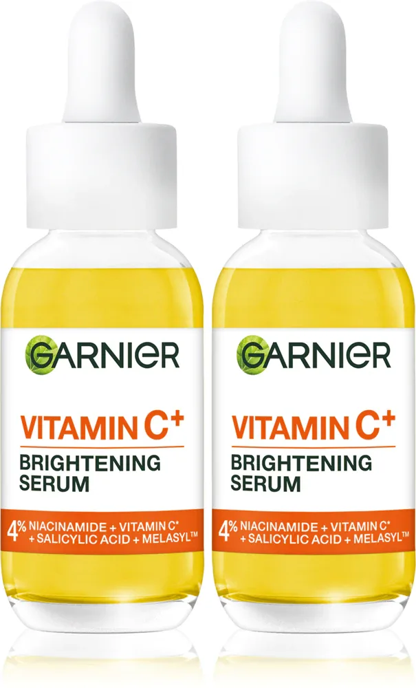 Набор сывороток для лица Garnier Vitamin C Serum для сияния кожи, 2 шт