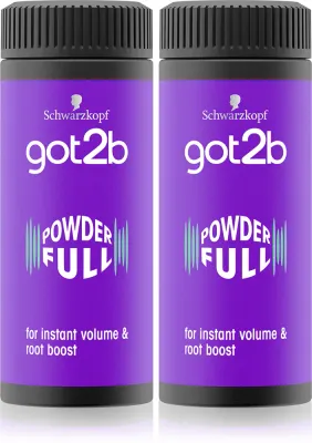 Пудра для укладки волос got2b PowderFull для объёма у корней, набор из 2 шт. по 10 г