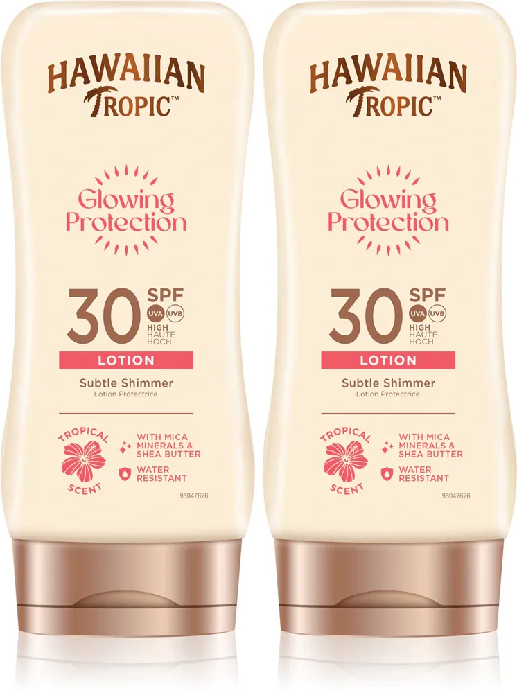 Набор молочка для загара Hawaiian Tropic Glowing Protection Glowin Protection SPF 30, водостойкое, 1 шт