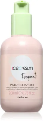 Средство для расчёсывания волос Inebrya Ice Cream Frequent Instant Detangler несмываемое, с аргановым маслом, 200 мл
