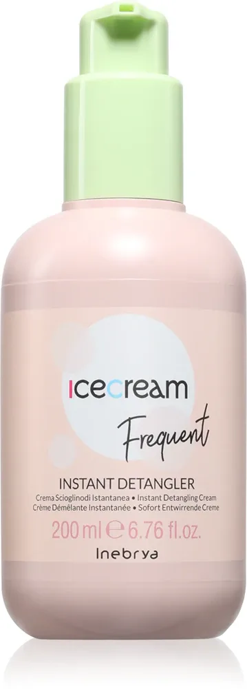 Средство для расчёсывания волос Inebrya Ice Cream Frequent Instant Detangler несмываемое, с аргановым маслом, 200 мл