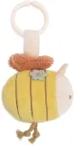 Игрушка подвесная JOLLEIN Pretty Picnic Musical Hanger детская плюшевая, оранжевая с жёлтым, 1 шт 0m+ — фото 1