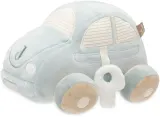 Игрушка развивающая JOLLEIN On The Go Activity Toy детская плюшевая, белая с синим, 1 шт 0m+ — фото 1